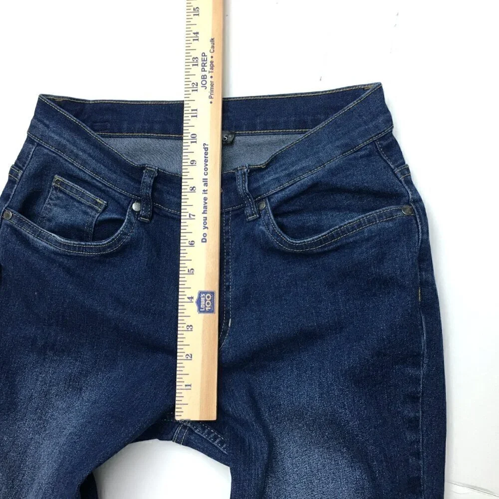 Venus Women's Jeans Boot Cut Stretch Fray Hems size 6L length 29